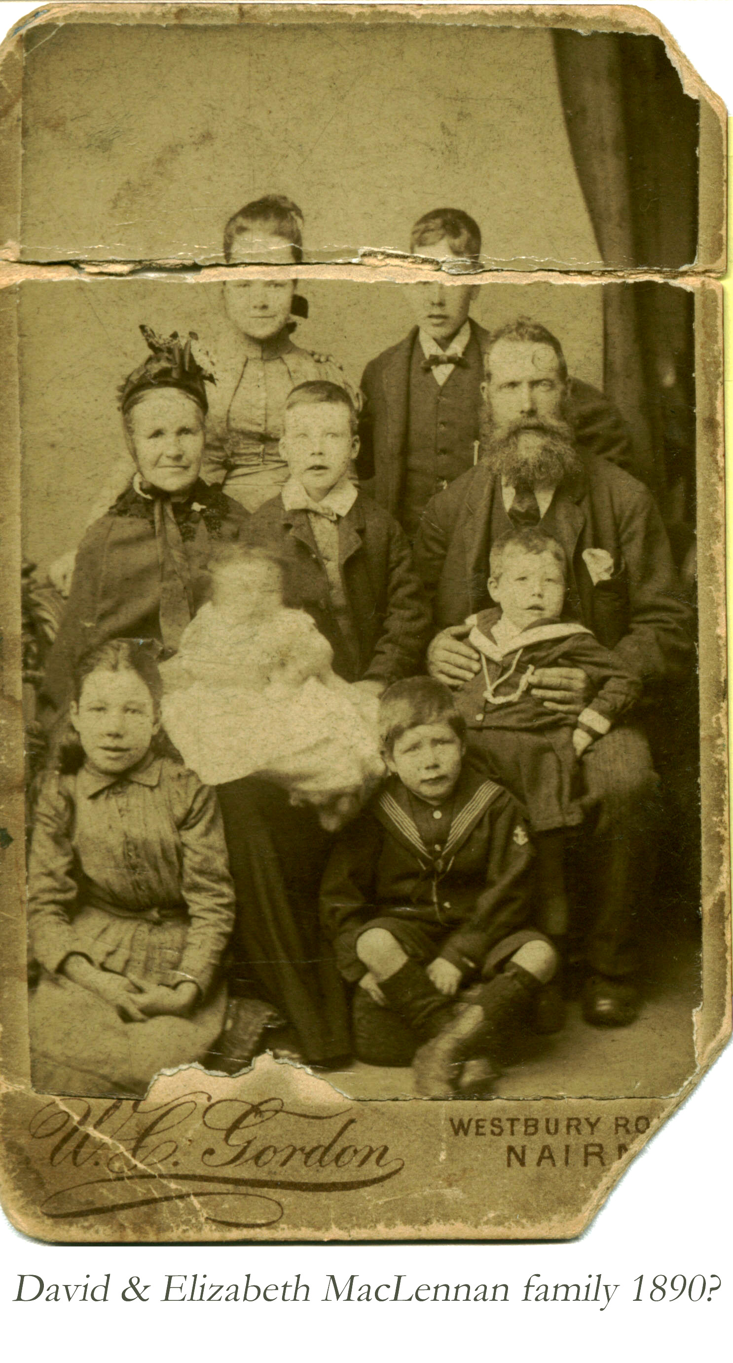 Photo of photos/David McLennan (bn 1846 Contin) family portrait